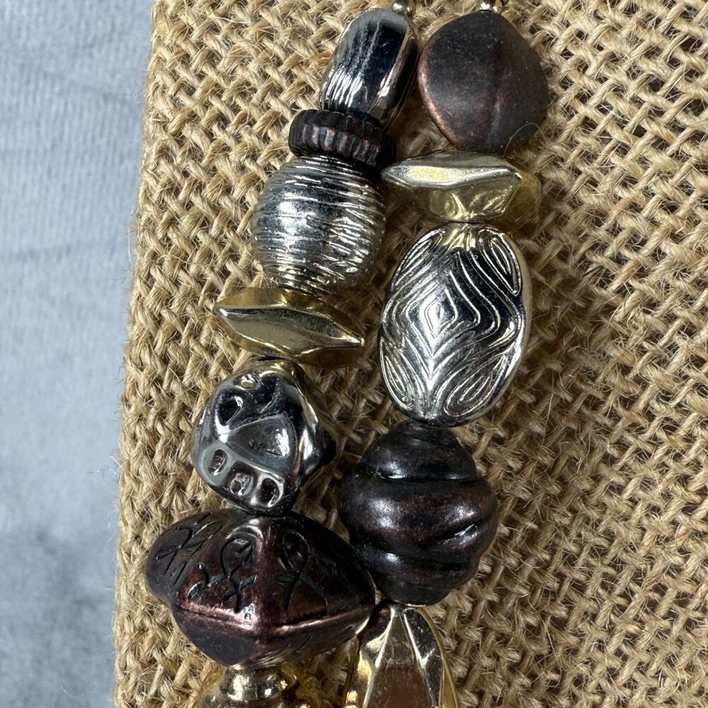 Chicos Multi-Strand Beaded Statement Necklace Wit… - image 4